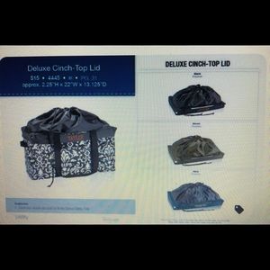 Thirty-one Deluxe Cinch top lid (only) brown